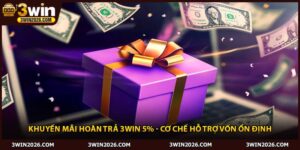 Khuyến Mãi Hoàn Trả 3Win 5% - Cơ Chế Hỗ Trợ Vốn Ổn Định